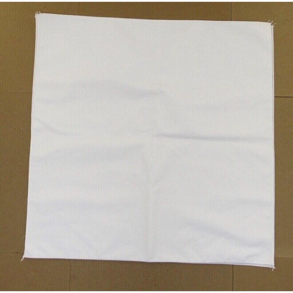 21" Square White Cloth 4-Pack Use for Dinner Napkins or Crafting - NEW - NWT - Picture 2 of 2